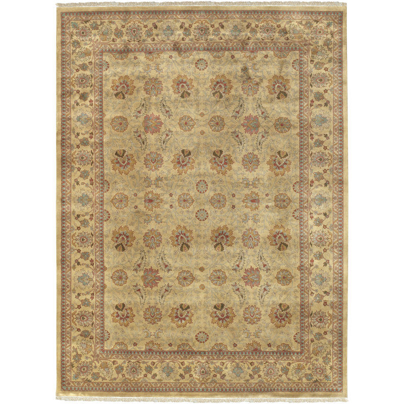 Barlett Wool Oriental Indoor Rug, Rectangle 3'6" x 5'6"