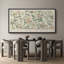 «Abstract Botanical Floral Motif Botanical Nature Landscape», reproduction d'art sur toile-111176881-98042094