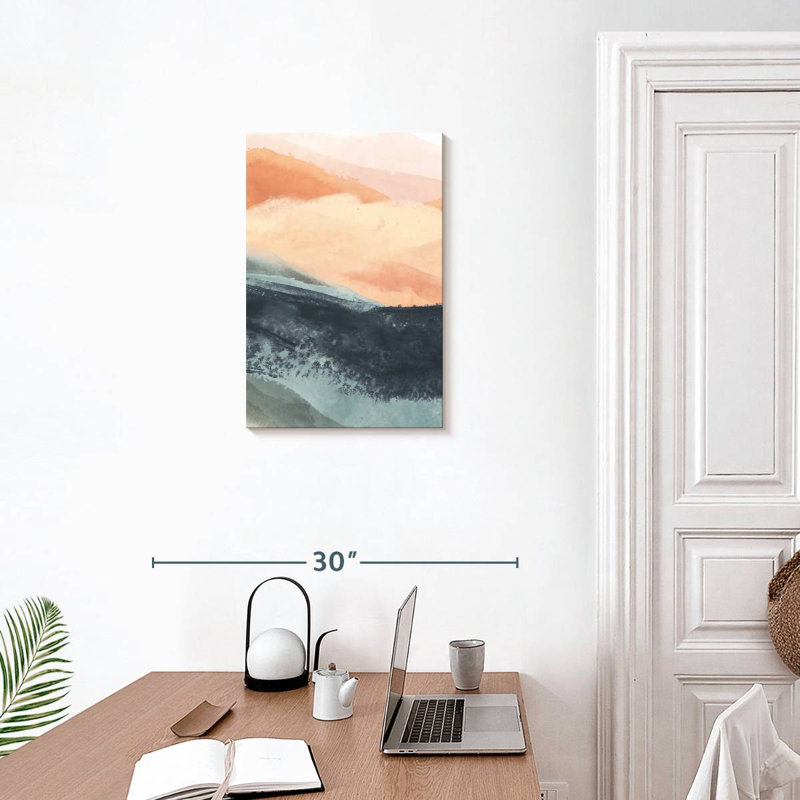 Avery Dark Soft Waves II, 24" H x 16" W