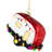 3 in. Glass Shatterproof Hanging Figurine Ornament