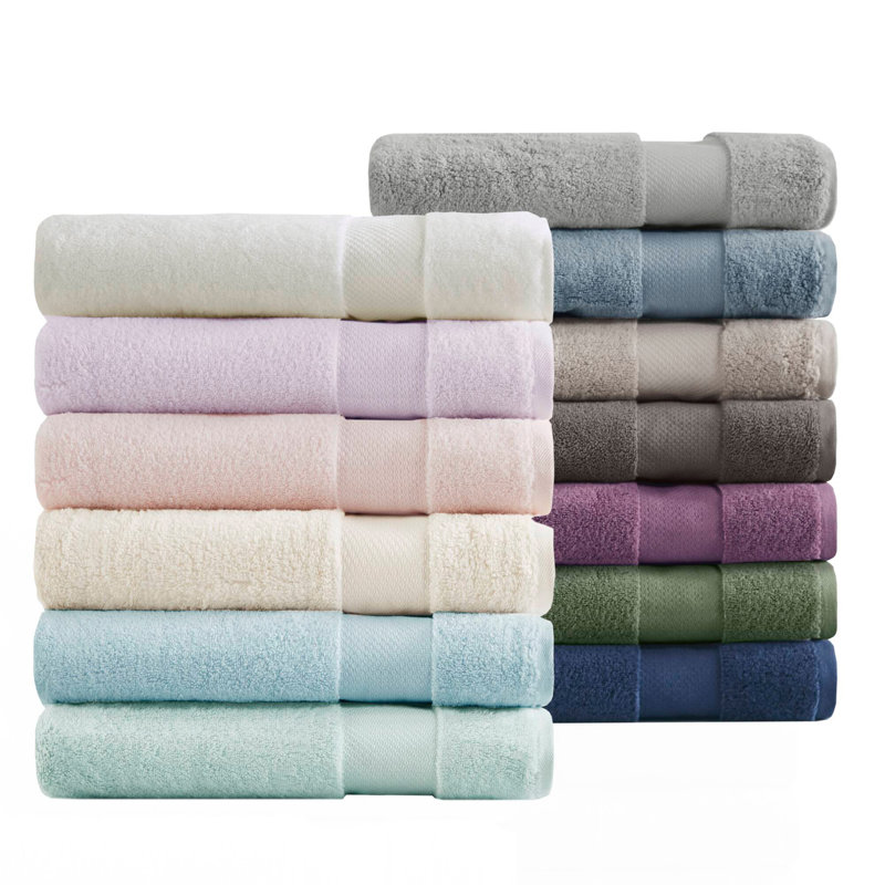 Ensemble de 6 serviettes de bain en coton 6 pièces