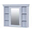 Armoire à pharmacie murale moderne avec porte miroir et 6 tablettes ouvertes Modern-328592899