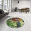 Tapis à motifs vert / brun-871439111