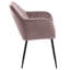 Saster 101.6cm H Tufted Velvet Upholstered Metal Armchair-57370633