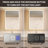 20'' W 32'' H LED Recessed or Surface Frameless Medicine Cabinet with Mirror and Defogger, Magnifying Mirror, Adjustable Shelves, USB & Outlet-1965508491