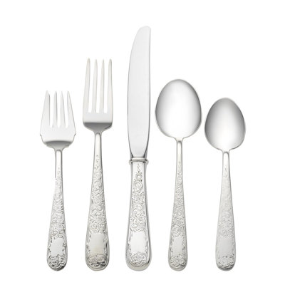 Ensemble de couverts 5 pièces, service pour 1 Sterling Silver Old Maryland Engraved