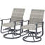 Ensemble de 2 fauteuils oscillants d'extérieur Outsunny