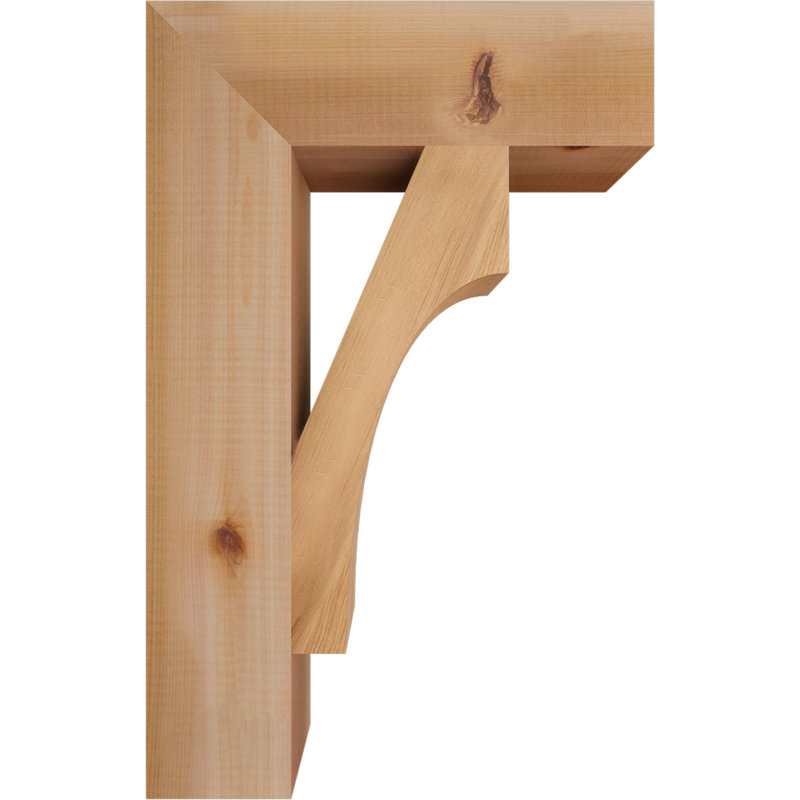Support Westlake Block, Cèdre rouge de l'Ouest (lisse), H 22 po x l 3,5 po x P 14 po