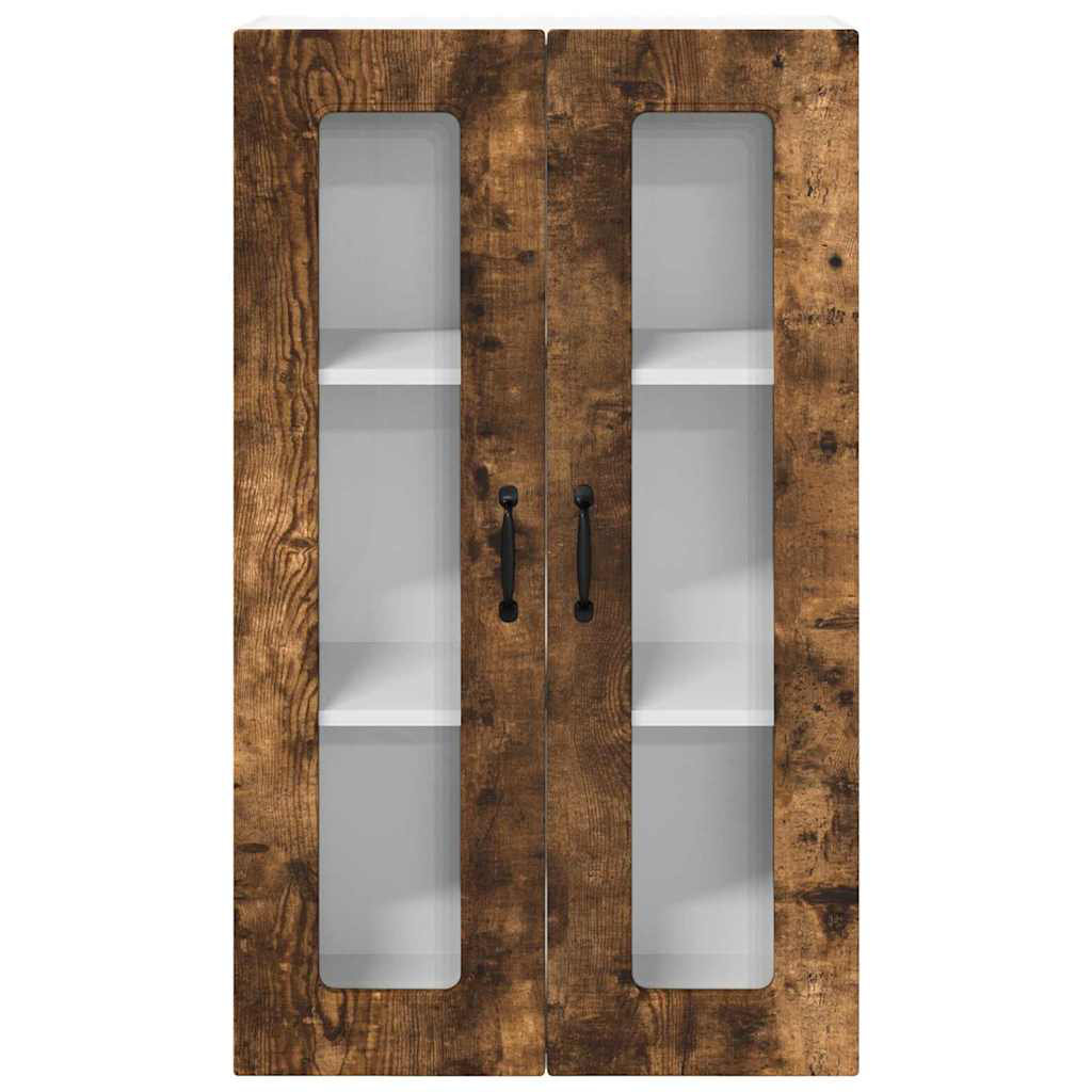 Vidaxl Kitchen Wall Cabinet Brown Oak 60 X 31 X 100 Cm Engineered Wood