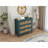 Chused 3 Drawer Accent Cabinet Dresser, Rattan Chest Drawers, Storage Cabinet with Metal Handles-1447804732