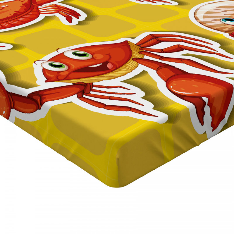Drap-housse crabes, Drap-housse simple TG