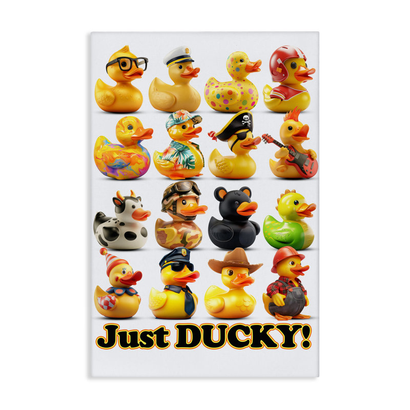 Toile de Just Ducky, par Jim Baldwin, H 24 po x l 16 po