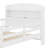 Wood Platform Bed With Built-In LED Light, Multi-Functional Headboard, Guardrail And 2 Drawers-1324353536