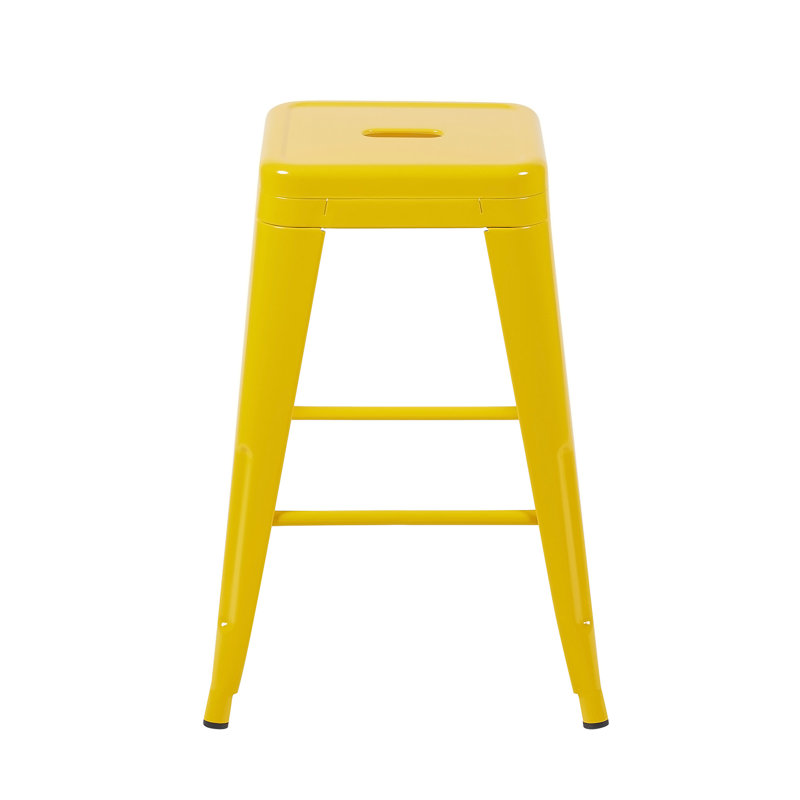 Tabouret à hauteur de comptoir 24 po, Yellow, 2, 24