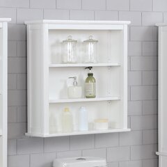 Tolley 8.07 W x 114.96 H x 12.8 D Wall Mounted Bathroom Shelves Rebrilliant Finish: Black