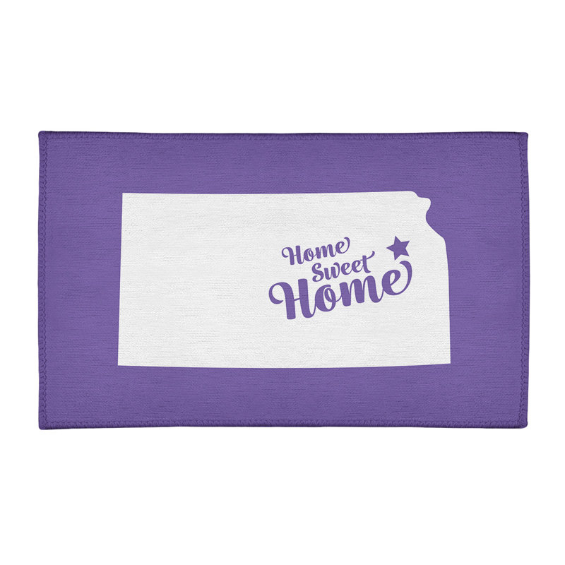 Tapis en poly-chenille topeka à la maison, Rectangle 4 pi x 6 pi