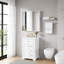 Meuble-lavabo 24 po avec lavabo, 3 tiroirs et armoire 24 po-1352624722