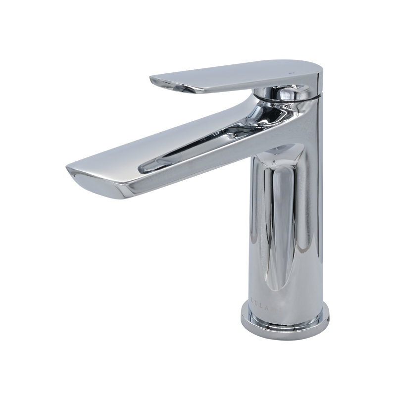 Single-handle Bathroom Faucet with Drain Assembly, Chrome
