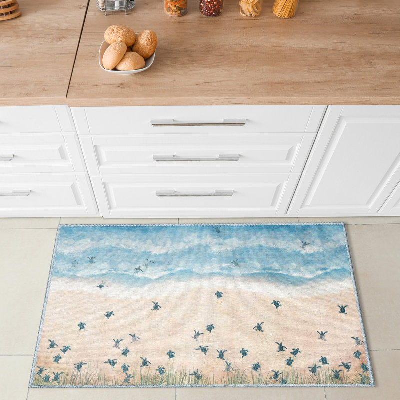 Tapis de cuisine antidérapant Charron, Rectangle 1 pi 11 po x 2 pi 11 po