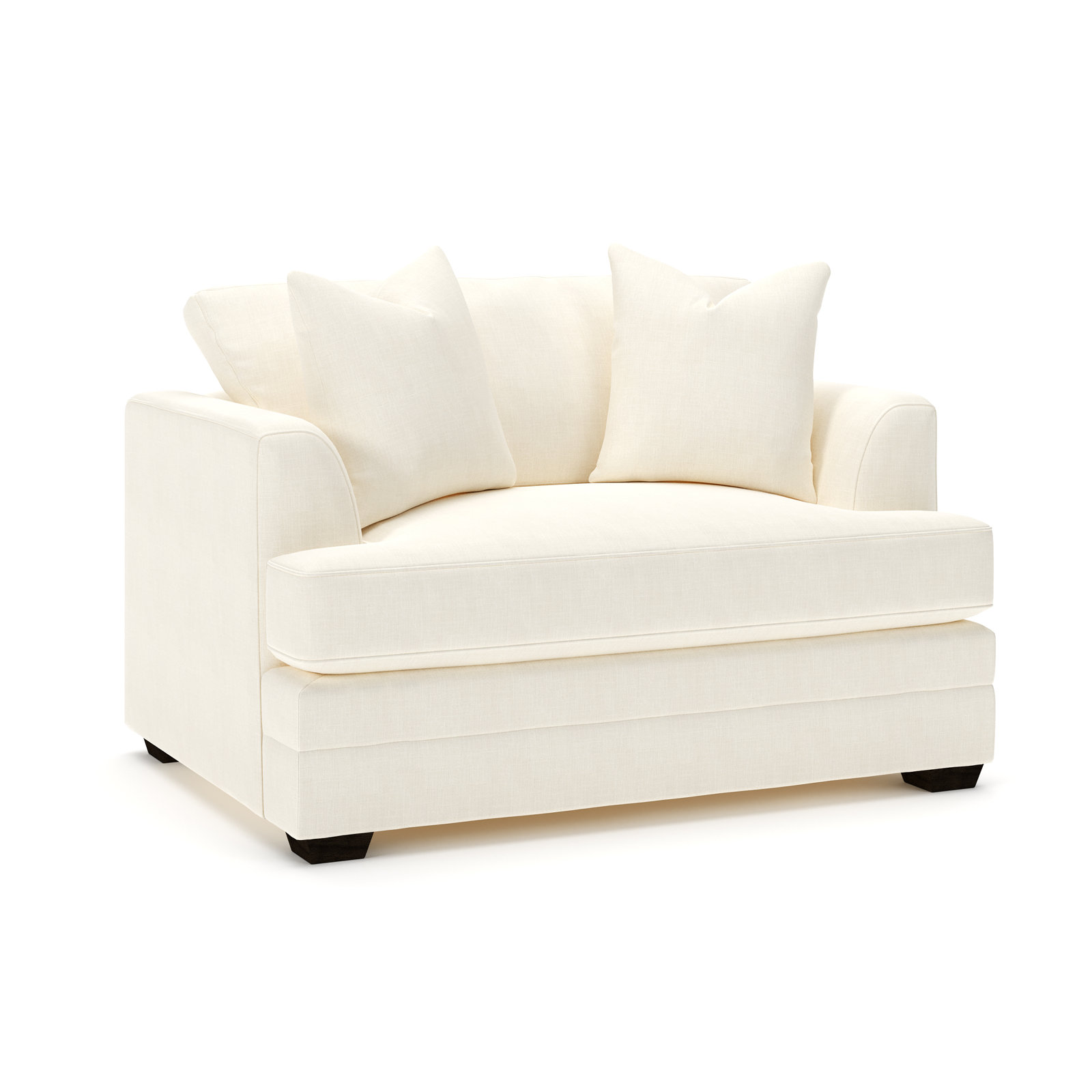 Edan Accent Chair, Conversation Pearl Basketweave