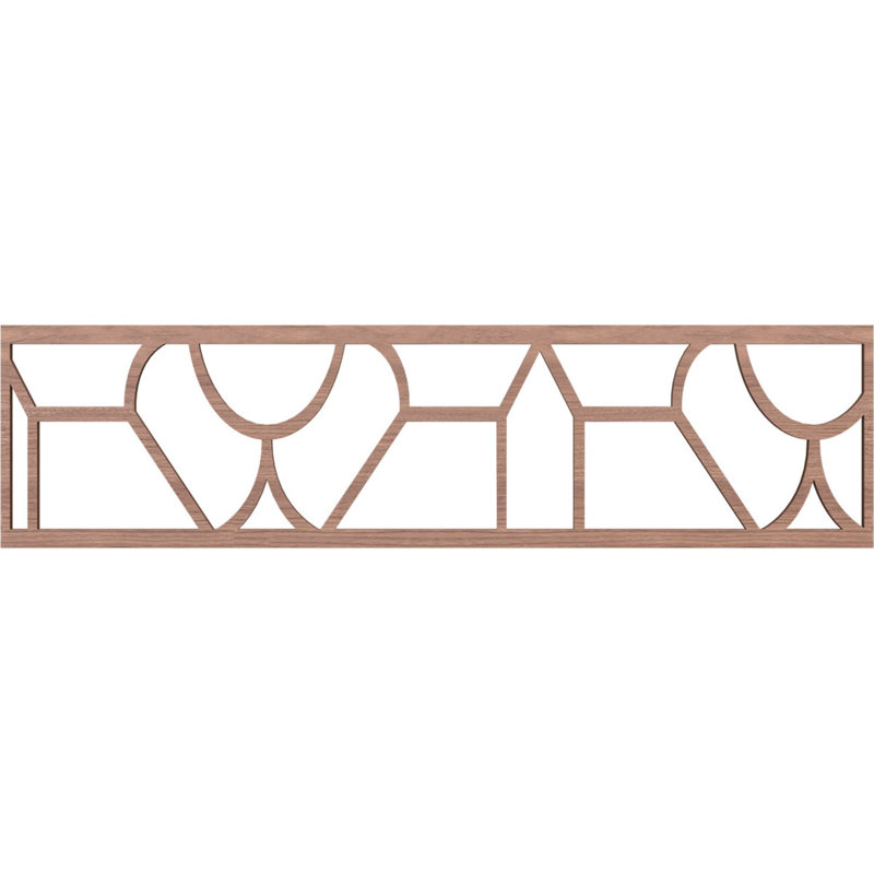 Moulure de panneau de bouleau Whitechapel, Noyer, H 12 po x l 47 po x P 0,375 po