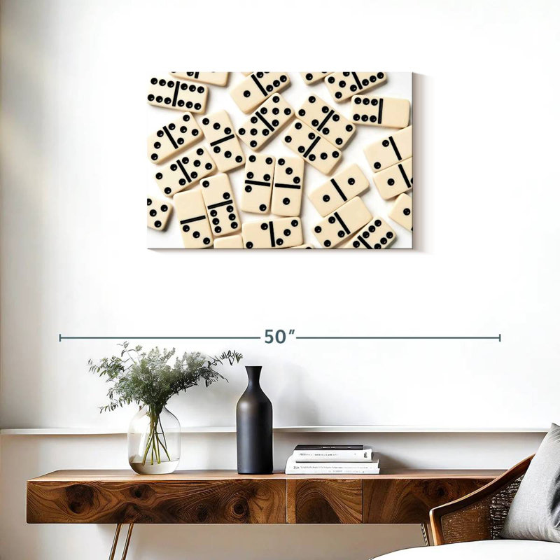 Classic Dominoes, 20" H x 30" W