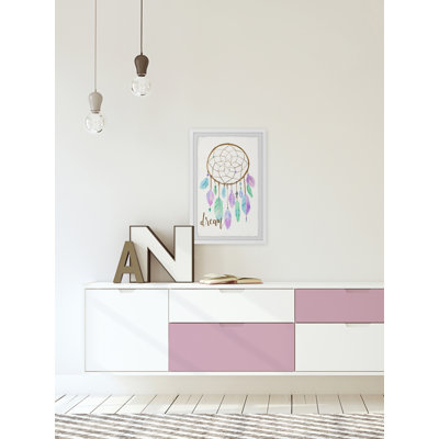 «Pastel Dreamcatcher II», reproduction encadrée