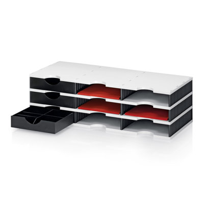 Polystyrol Desk Organiser