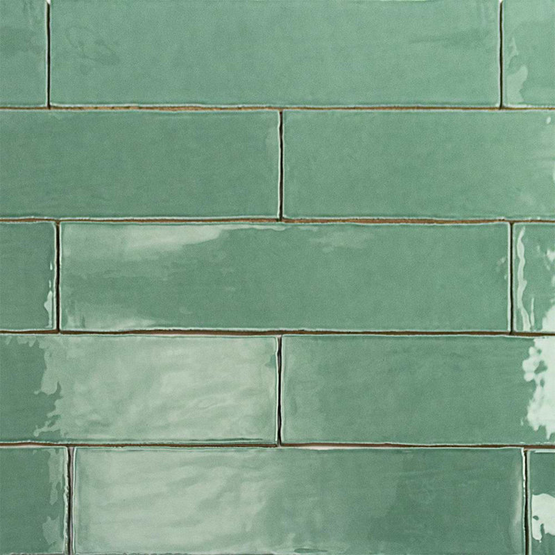 Lancaster 3x6 Polished Ceramic Subway Tile, Noir