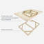 «Cream Cube Illusion» sur toile-382739423