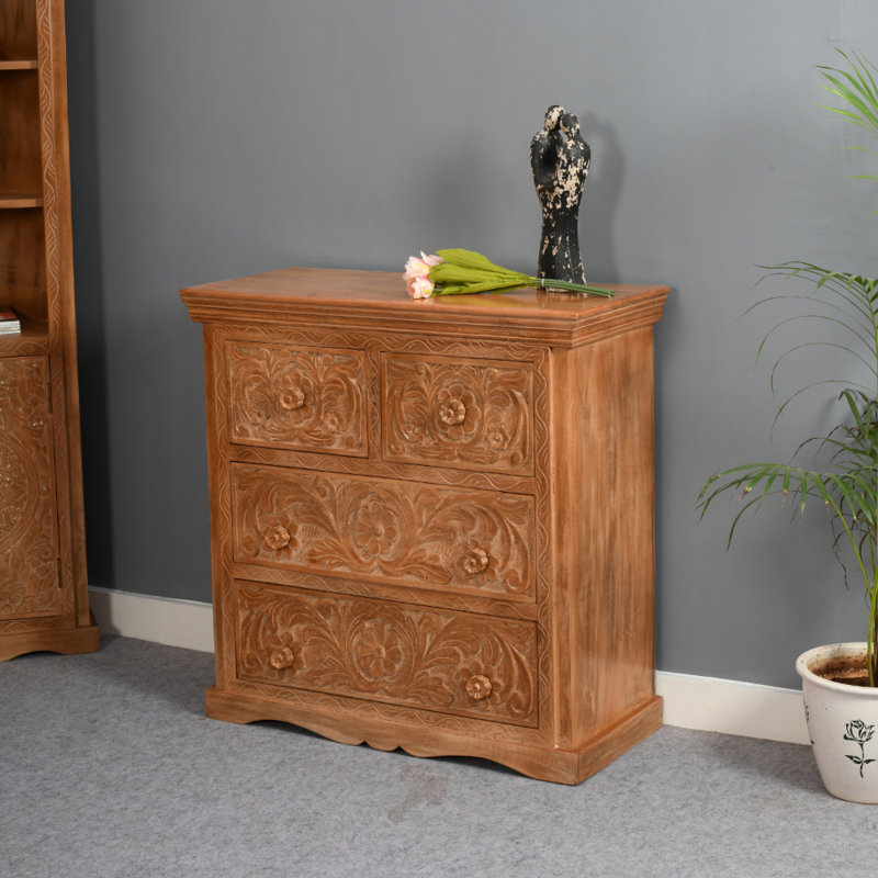 Ruven 90cm W 4 - Drawer Chest of Drawers