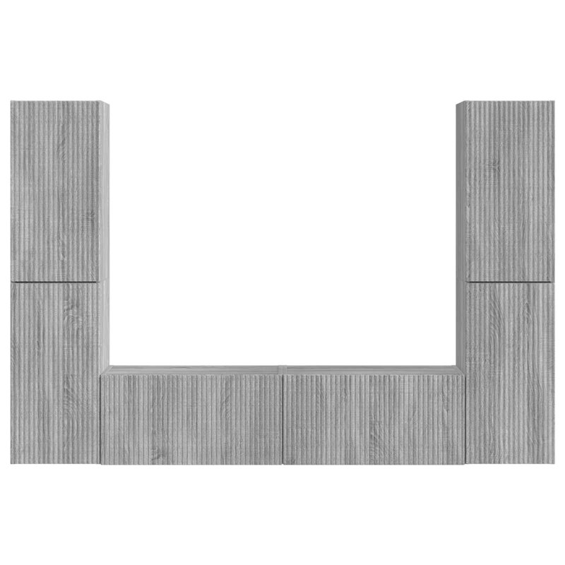 Unfinished Entertainment Centre for TVs up to 60", Grey Sonoma