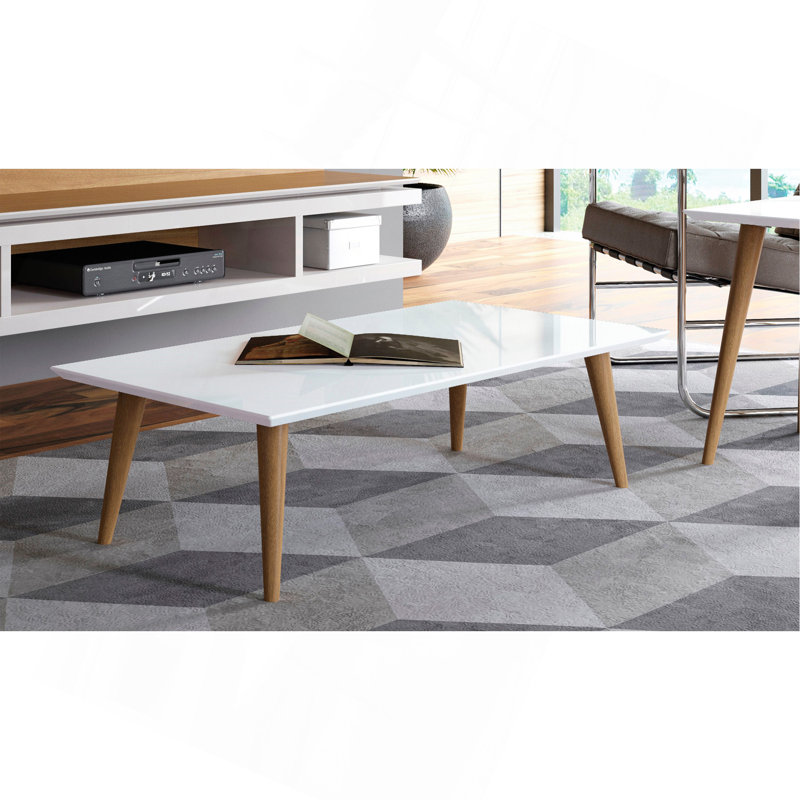 Utopia 40" Coffee Table In White, White