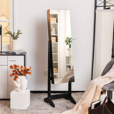 Armoire à bijoux avec miroir Jamiles