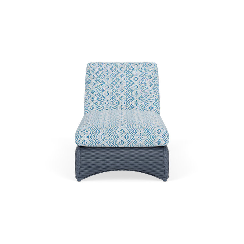 Loom Outdoor Chaise Lounge, Friendly Carnival, Denim Blue