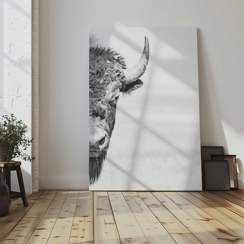 Wild Stare Stretched Canvas Print, 18" H x 12" W x 1.25" D, Wrapped Canvas