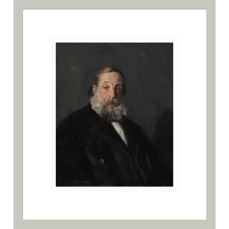 «Mr. George Cotton Smith» par Robert Henri, impression giclée sur cadre, 15.57" H x 13.75" W