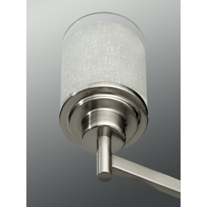 Éclairage pour meuble-lavabo en nickel brossé 4 lumières Nash