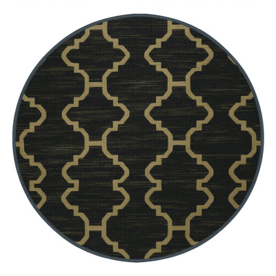 Machine Washable Trellis Gray Area Rug