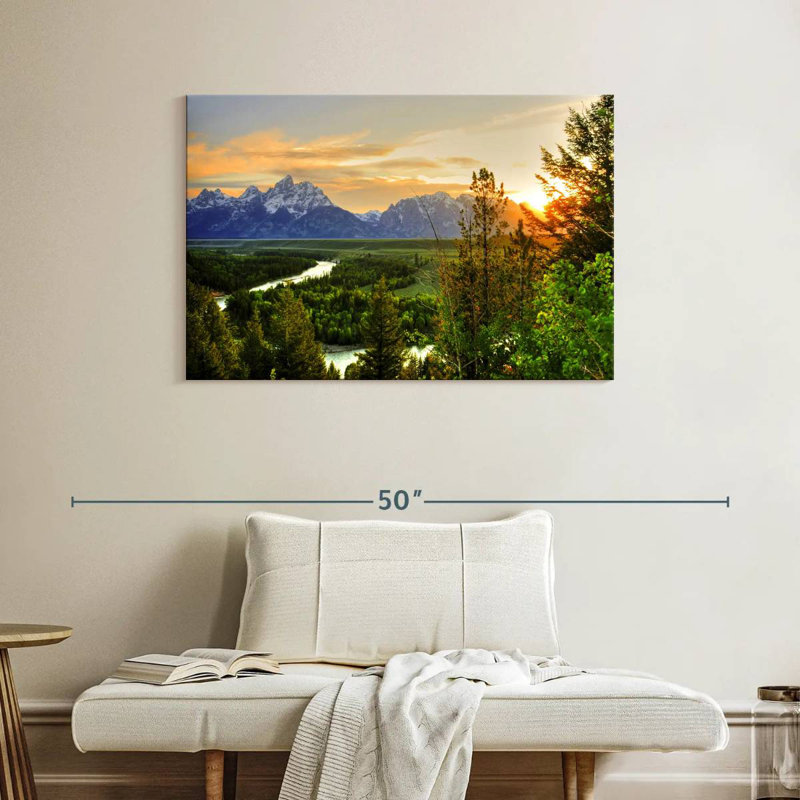 Point de vue d'Alvord Grand Teton, H 26 po x l 39 po