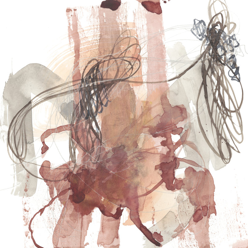 Linear Connection II by Jennifer Goldberger - Wrapped Canvas Painting, 122cm H x 122cm W