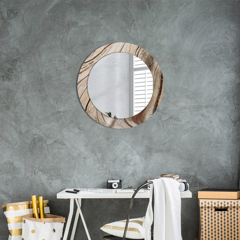 Huldar Glass Flat Wall Mirror
