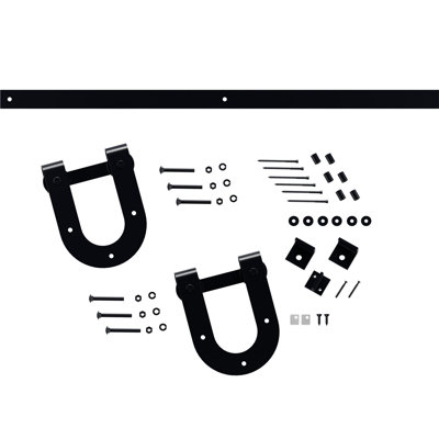 Ensemble de quincaillerie de porte de grange simple standard Premium Horseshoe