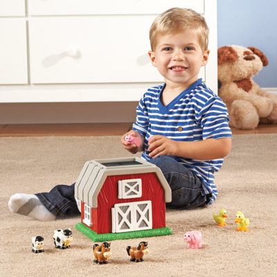 9 Piece Hide-N-Go Moo Set
