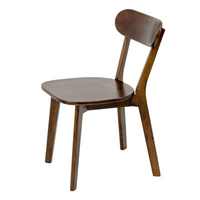 Chaises de salle à manger ergonomiques, chaise moderne en noyer massif pour cuisine