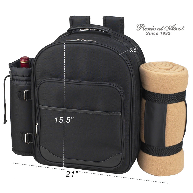 Insulated Picnic Backpack for Two
