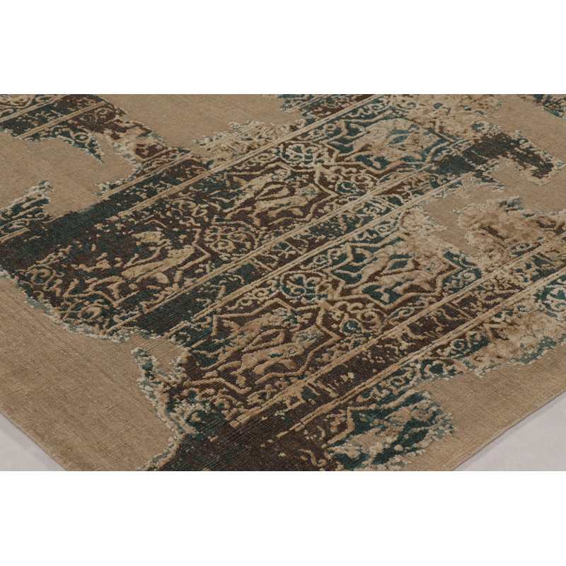 Modern One-of-a-Kind 9'0X12'0 Hand Knotted Area Rug