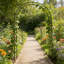 Alkhoury 140cm W x 40cm D Metal Garden Arches in Black