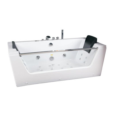 60 " L x 32 " W Alcove / Tile in and Mounting / Installation Required Bathtub with Faucet