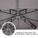 13 Ft. W X 11 Ft. D Steel Patio Gazebo
